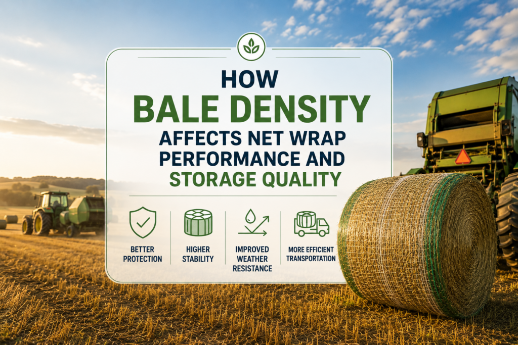 How Bale Density Affects Net Wrap Performance and Storage Quality
